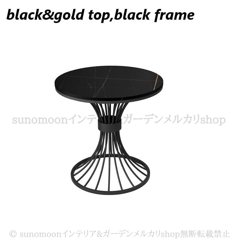 円形 サイドテーブル 直径60cm おしゃれ かわいい シンプル ラグジュアリーインテリア 北欧 ラウンド モダン コーヒーテーブル リビング 寝室 カフェ 飲食店 MARWIL-DEMENAGEMENTS_CH