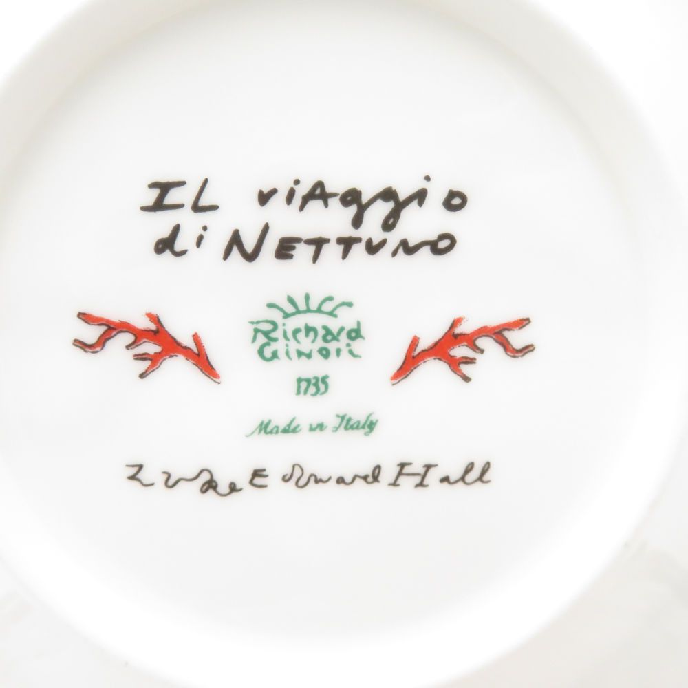 Ginori ジノリ　ネプチューン 未使用 Richard Ginori リチャードジノリ IL Viaggio DI NETTUNO
