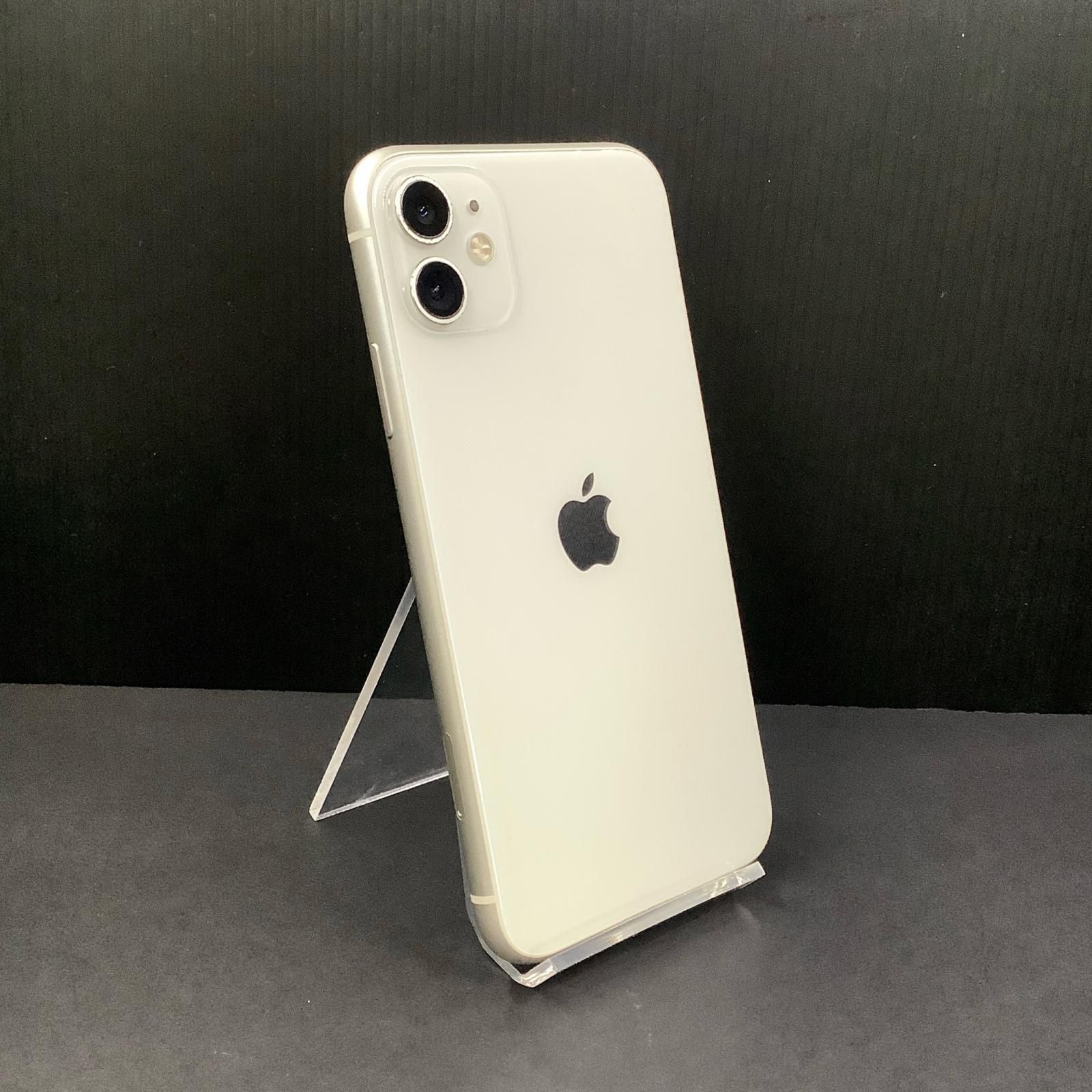 【全額返金保証】【最速発送】Apple iPhone 11 64GB ホワイト Softbank 動作確認済 83% 白ロム