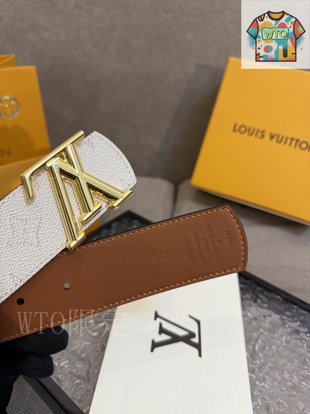 ルイヴィトン　ベルト　リバーシ LOUIS VUITTON （ルイヴィトン） LV リバーシブル ベルト