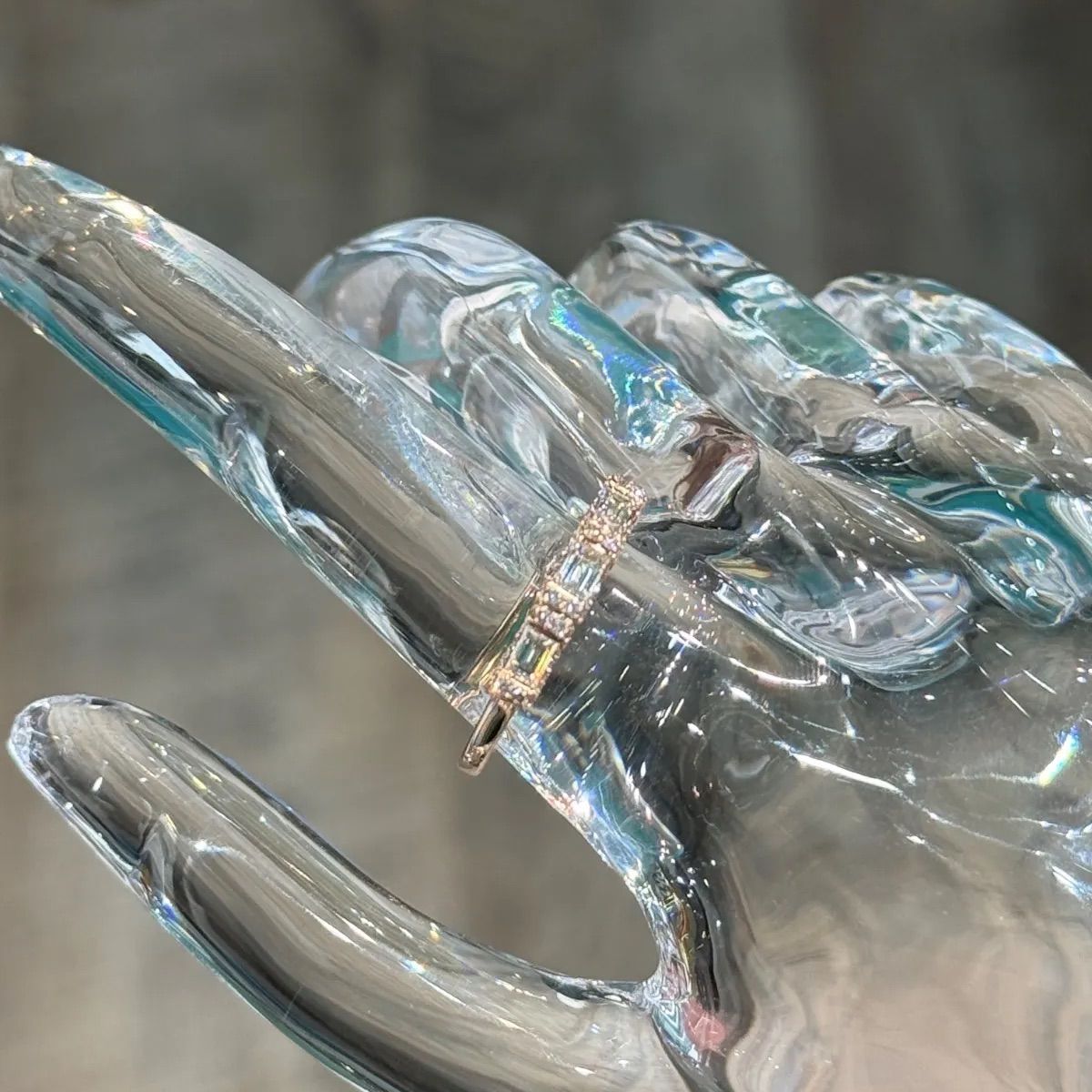 GSTV K18(PG) 天然ダイヤ0.55ct リング - メルカリ 