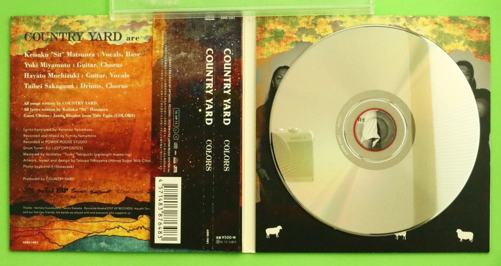 国内盤CD☆カントリー・ヤード/COUNTRY YARD□ COLORS □4571483876483