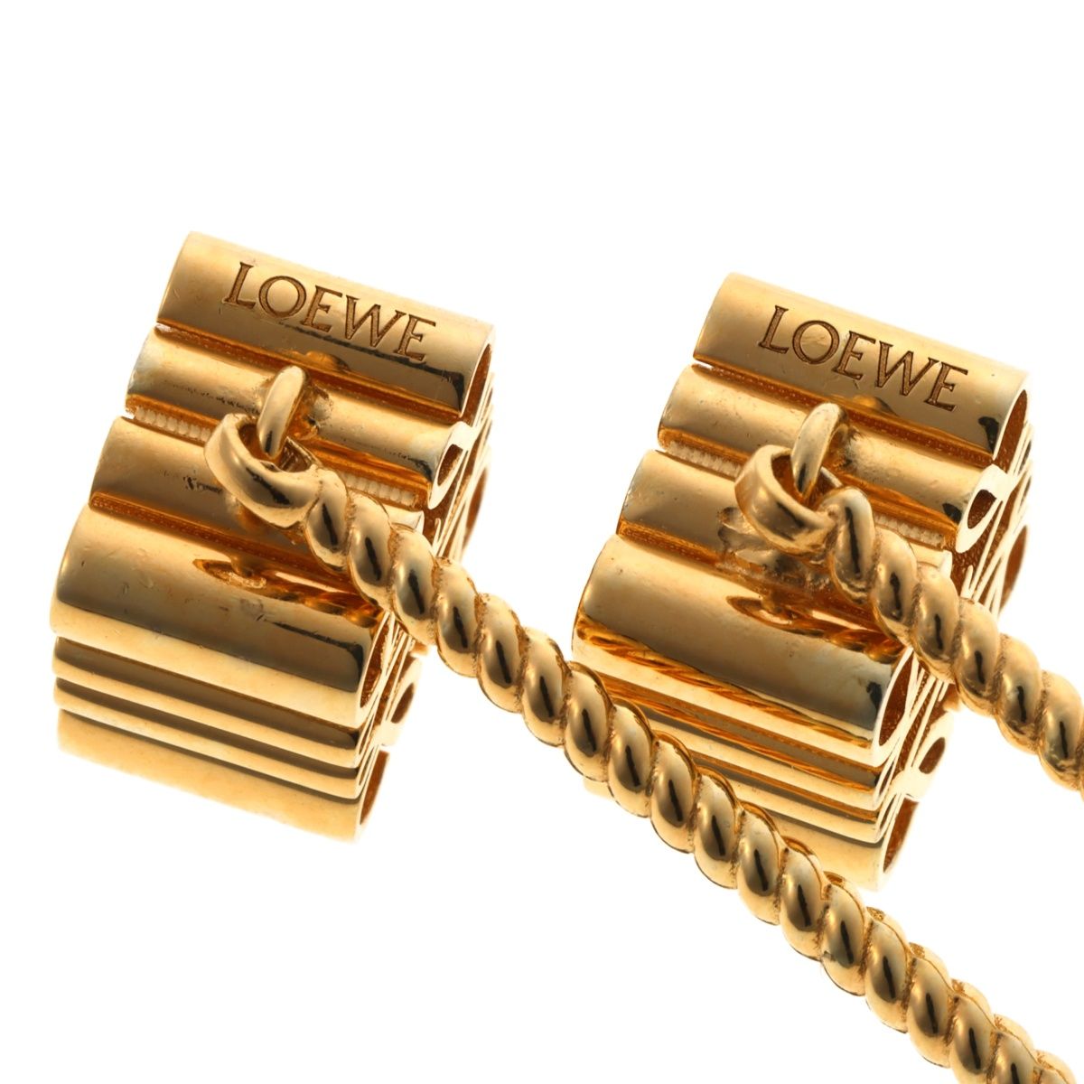 ロエベ/LOEWE アナグラム ドロップ ピアス J821239X07 Ag925