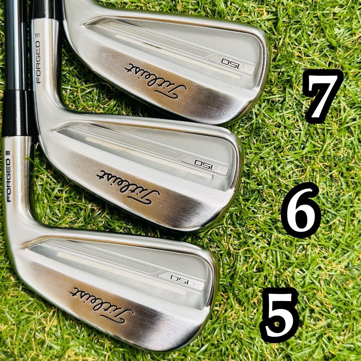 良品】タイトリスト T150 2023年モデル メンズアイアンセット 6