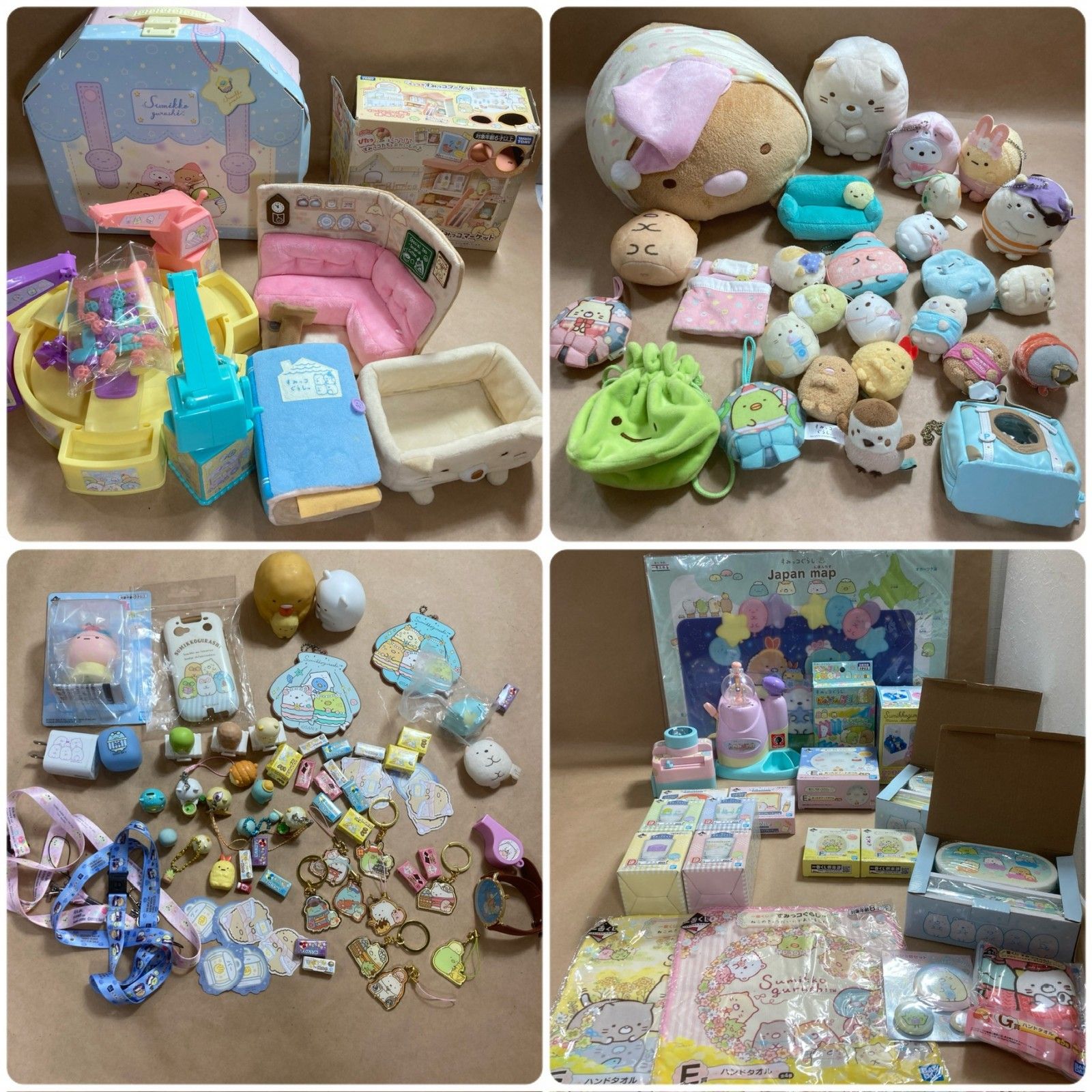 すみっコぐらし グッズ まとめ商品 大量 約80点 ぬいぐるみ くっつきすみっコマケット 喫茶すみっコテーマ シーンぬいぐるみなど 6.95kg