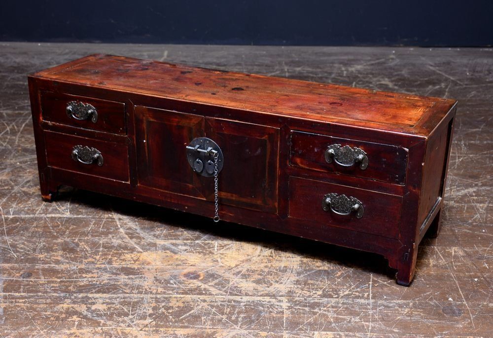 蔵A5528 朝鮮古美術 松材 書案 ショアン 飾り台 李朝家具