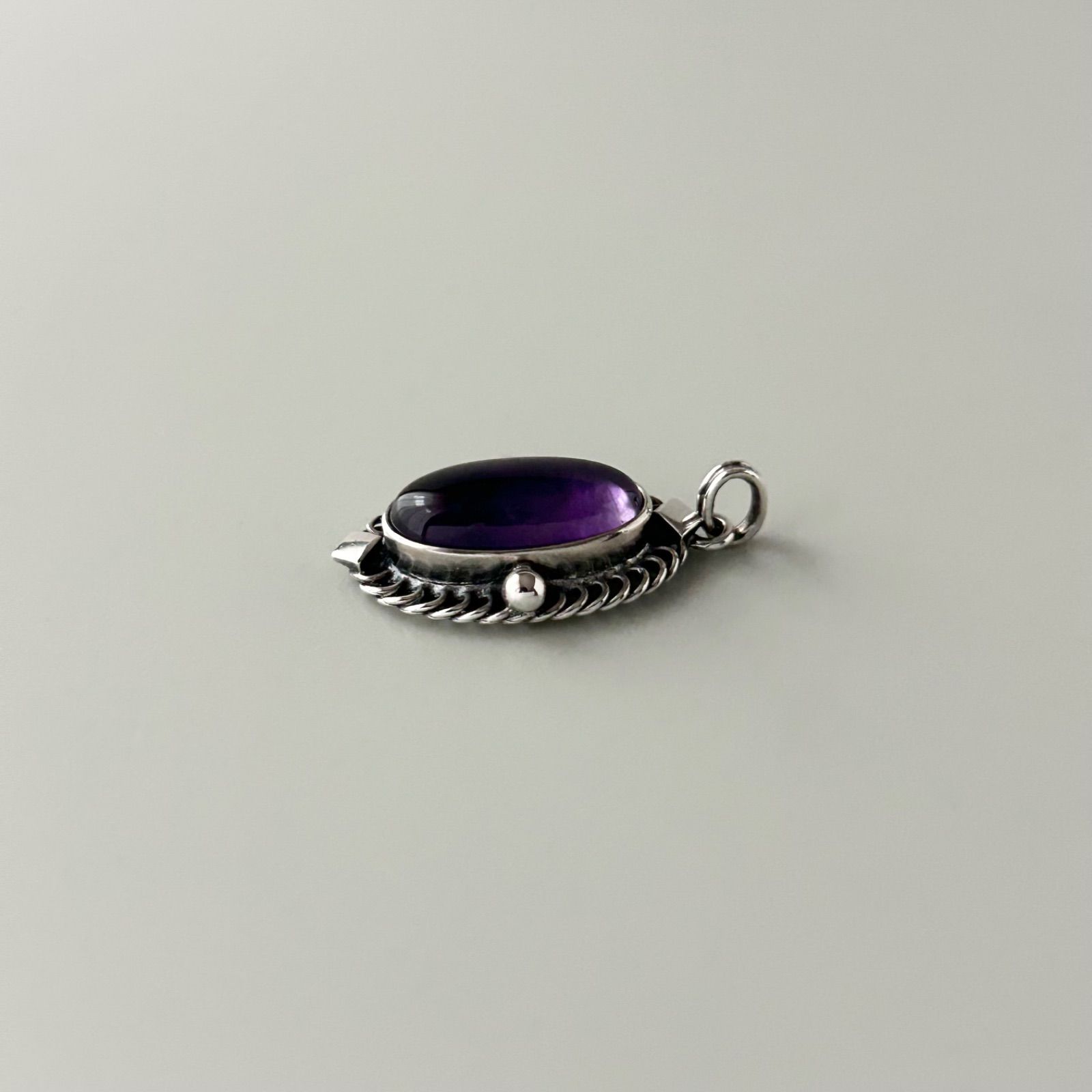 ジョージジェンセン ネックレス ペンダント ヘッド　アメジスト ジョージジェンセン 希少 ネックレス ペンダント トップ 100周年