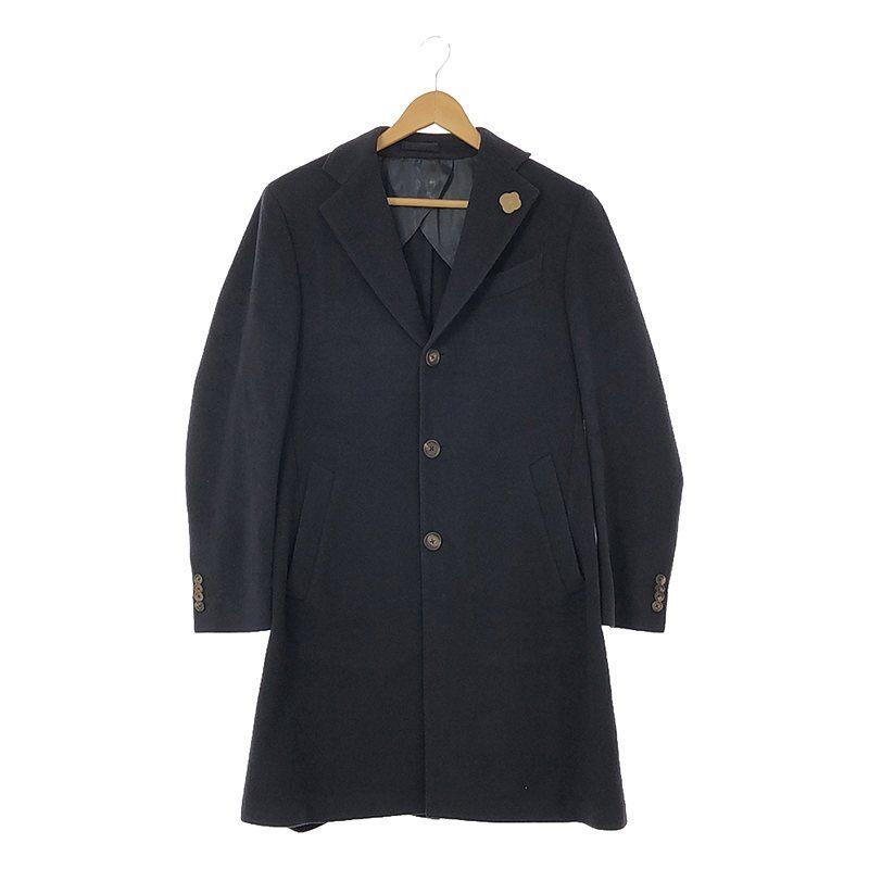 LARDINI / ラルディーニ | ウールメルトン シングル チェスターコート