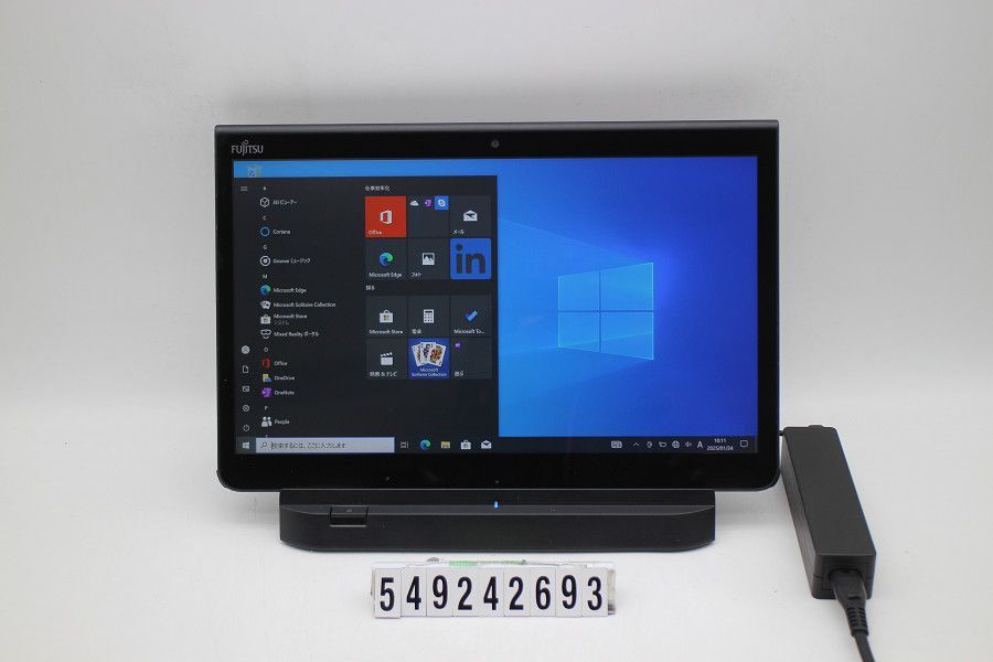 富士通 ARROWS Tab Q737/R Core i5 7300U 2.6GHz/4GB/128GB(SSD)/13.3W/FHD(1920x1080) タッチパネル/Win10 【549242693】