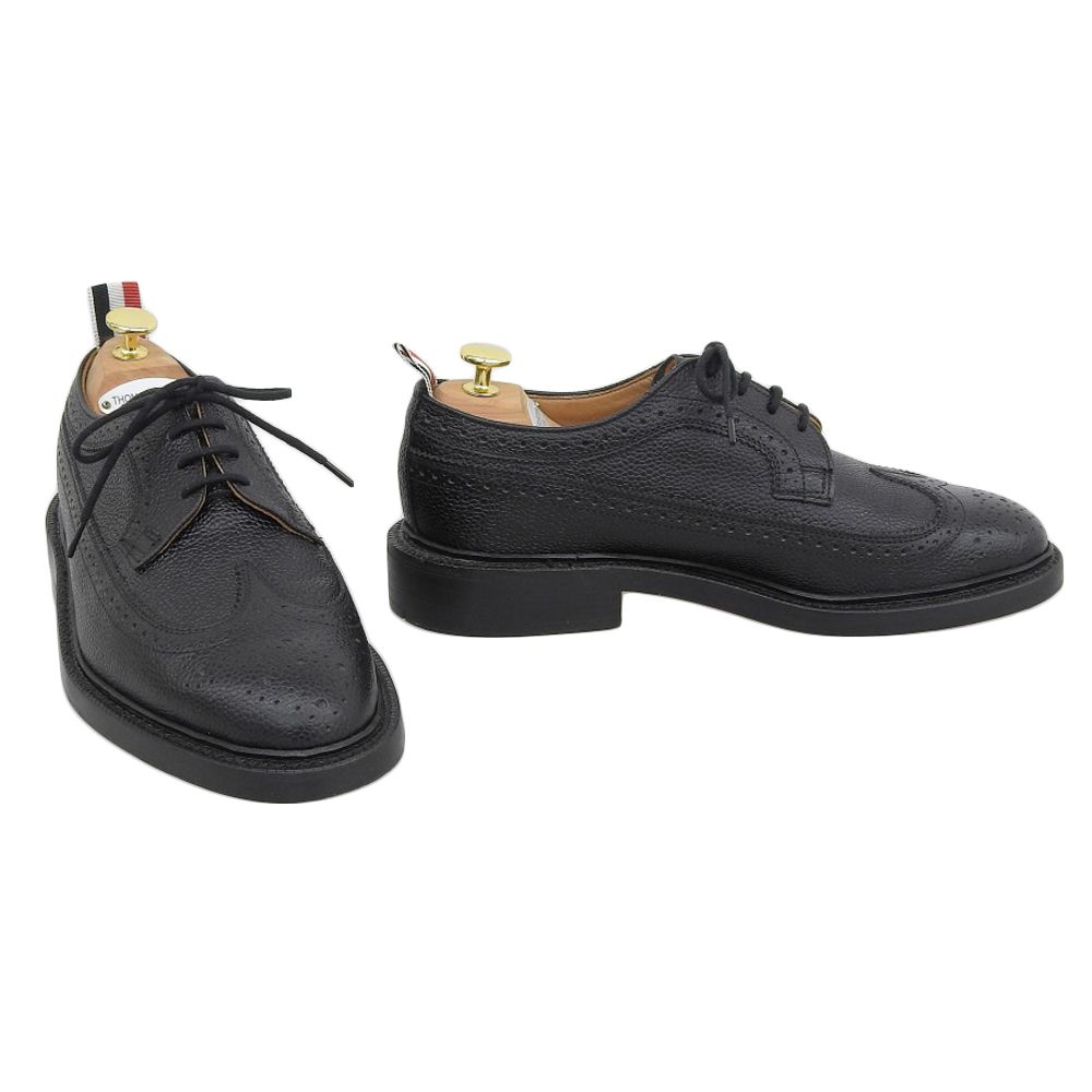 超美品 トムブラウン THOM BROWNE 現行タグ フルブローグ ウイング 