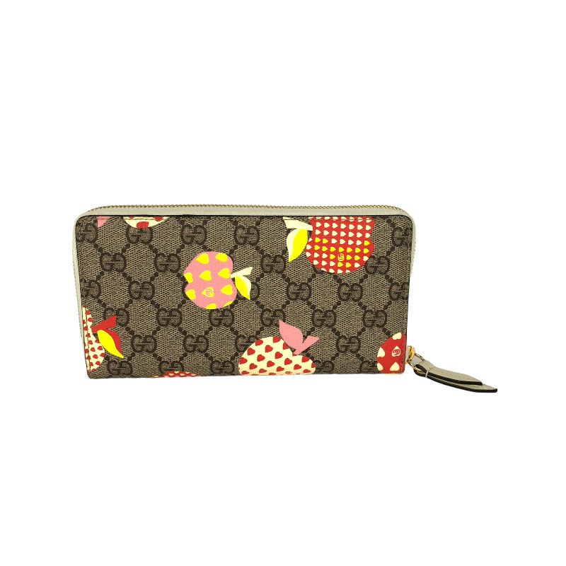 グッチ GUCCI レ ポム ラウンドファスナー長財布 663924 ベージュ