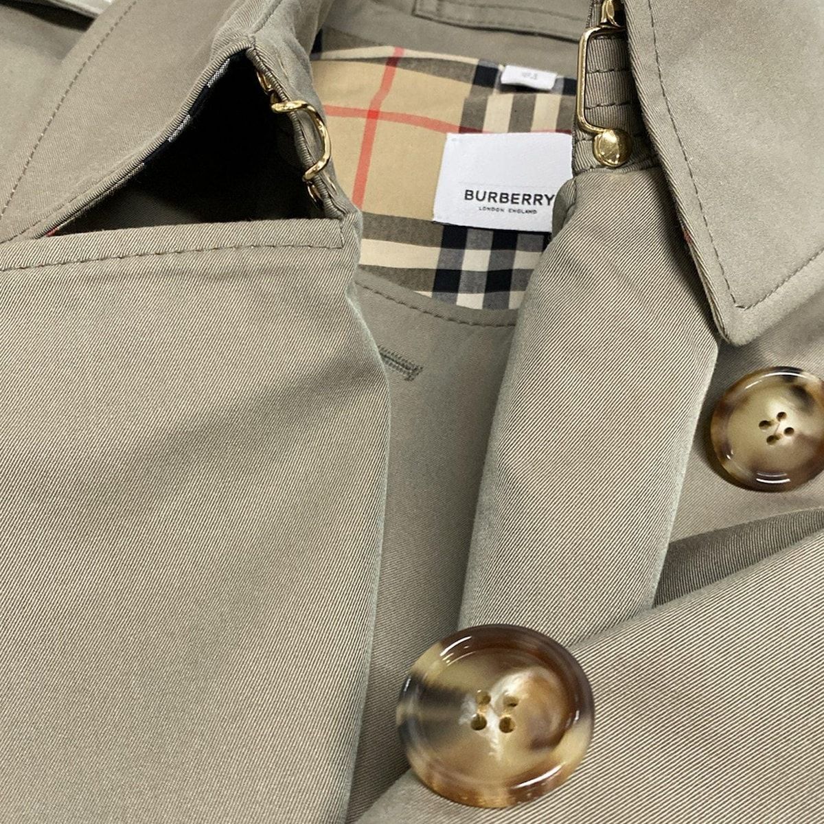 バーバリー ロンドン BURBERRY LONDON タグ付き トレンチコート 長袖