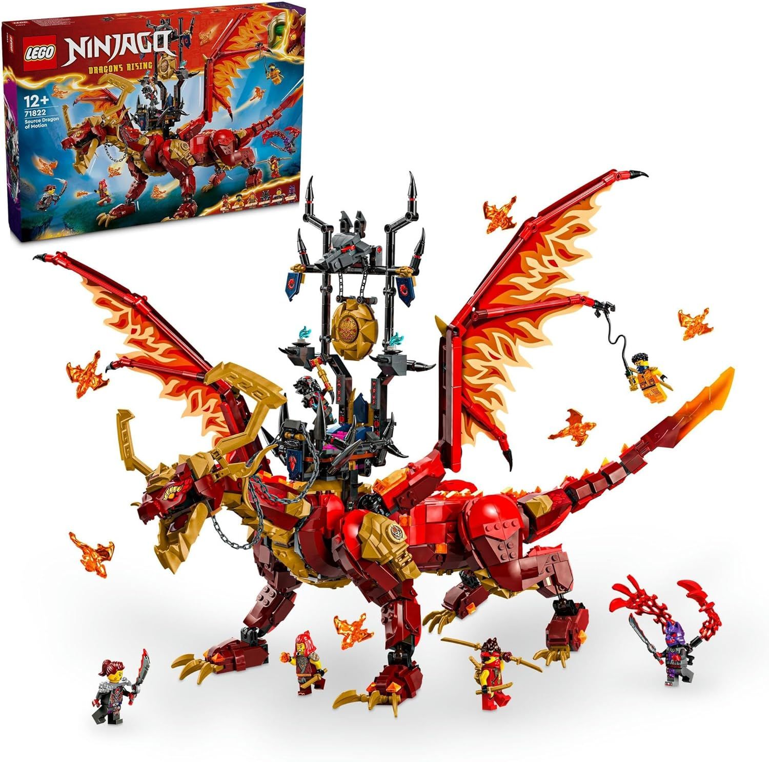 レゴ(LEGO) ニンジャゴー ソースドラゴン・モーション おもちゃ 玩具 誕生日 プレゼント ブロック 男の子 女の子 子供 12歳 13歳 14歳 小学生 対戦 ロボット 71822