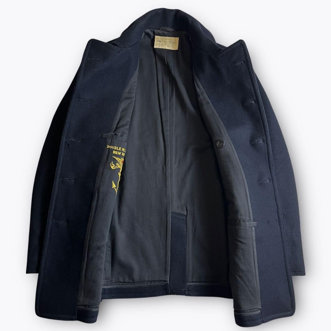 ピーコート 裏地刺繍