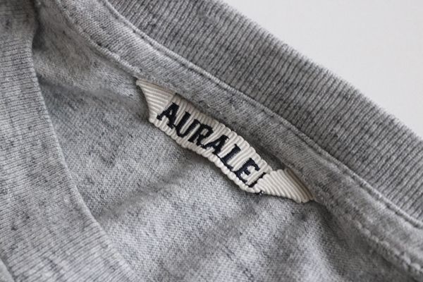 AURALEE オーラリー◇ シームレス ポケット Tシャツ グレー ロンT 長袖