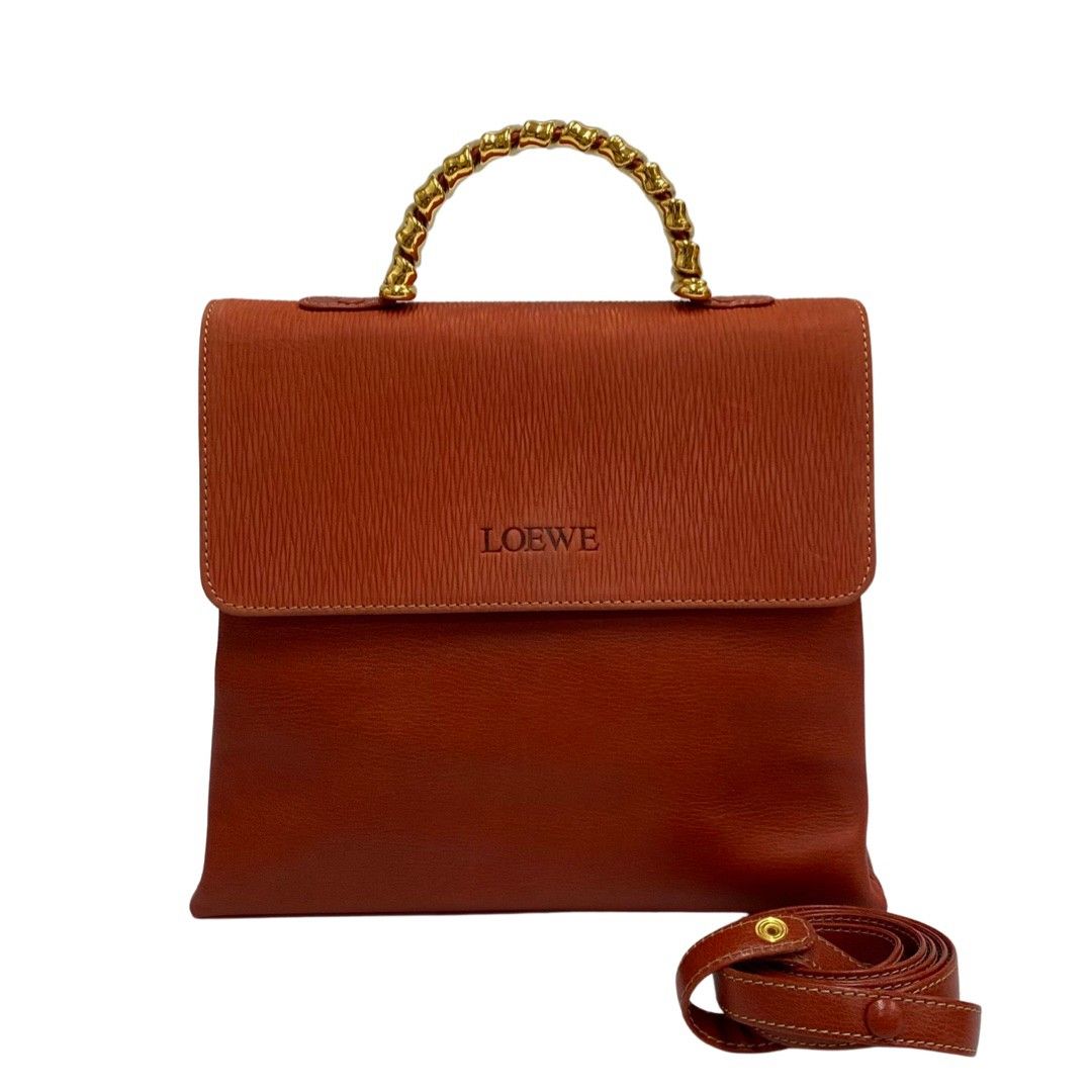 極 美品 保存袋付き LOEWE ロエベ ヴィンテージ ベラスケス ロゴ