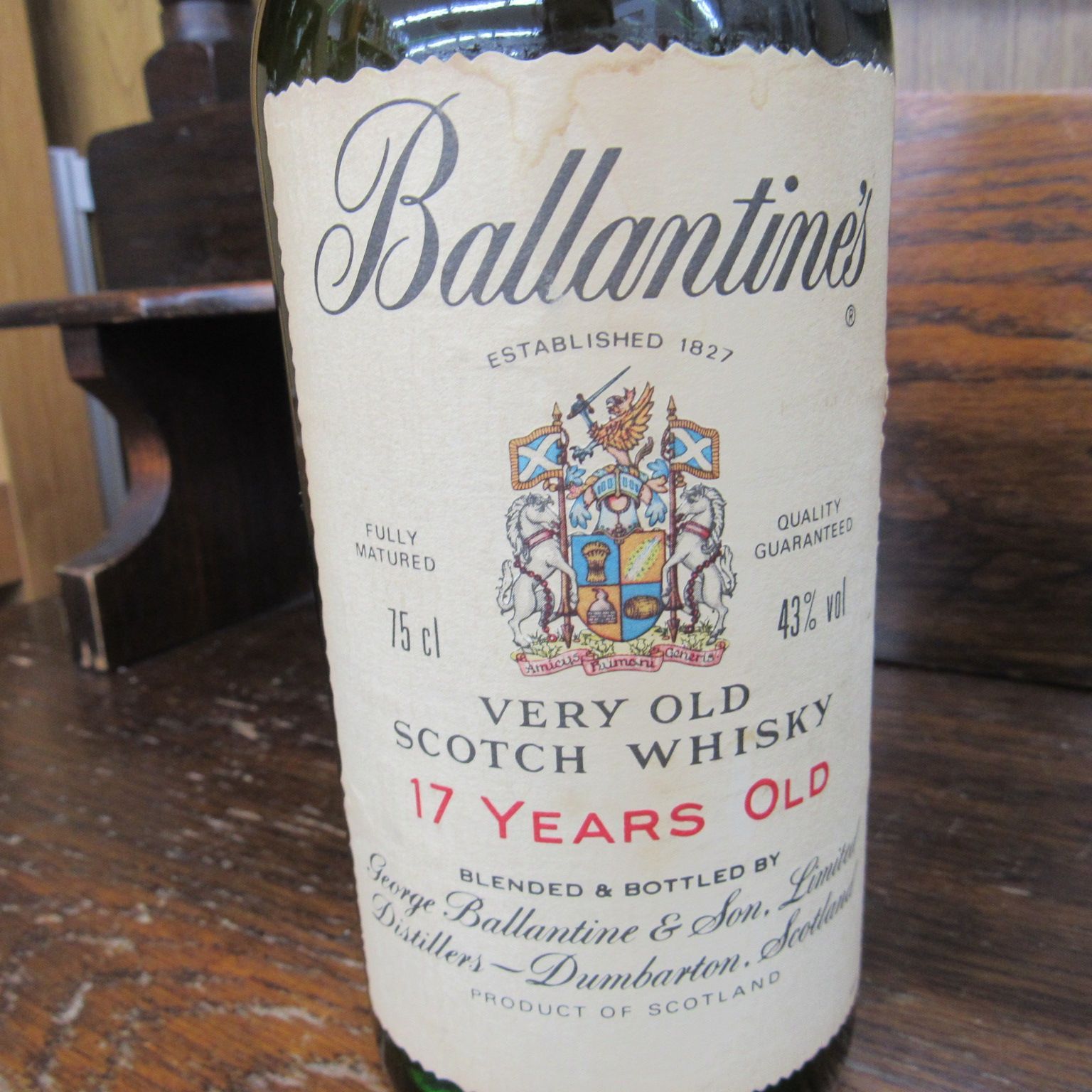 古酒 未開栓 BallantinesバランタインVERY OLD SCOTCH WHISKY スコッチ 