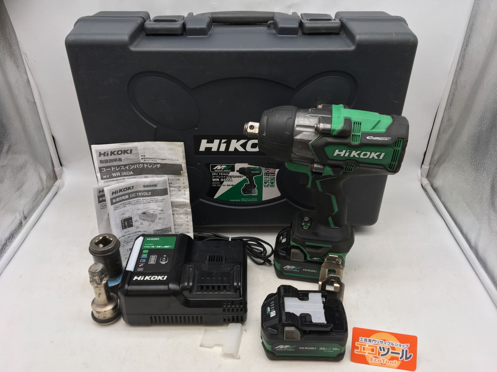 【領収書発行可】HiKOKI/ハイコーキ 36Vコードレスインパクトレンチ WR36DA (2XPZ） [ITOZ9A1GW4US][エコツール知立店]