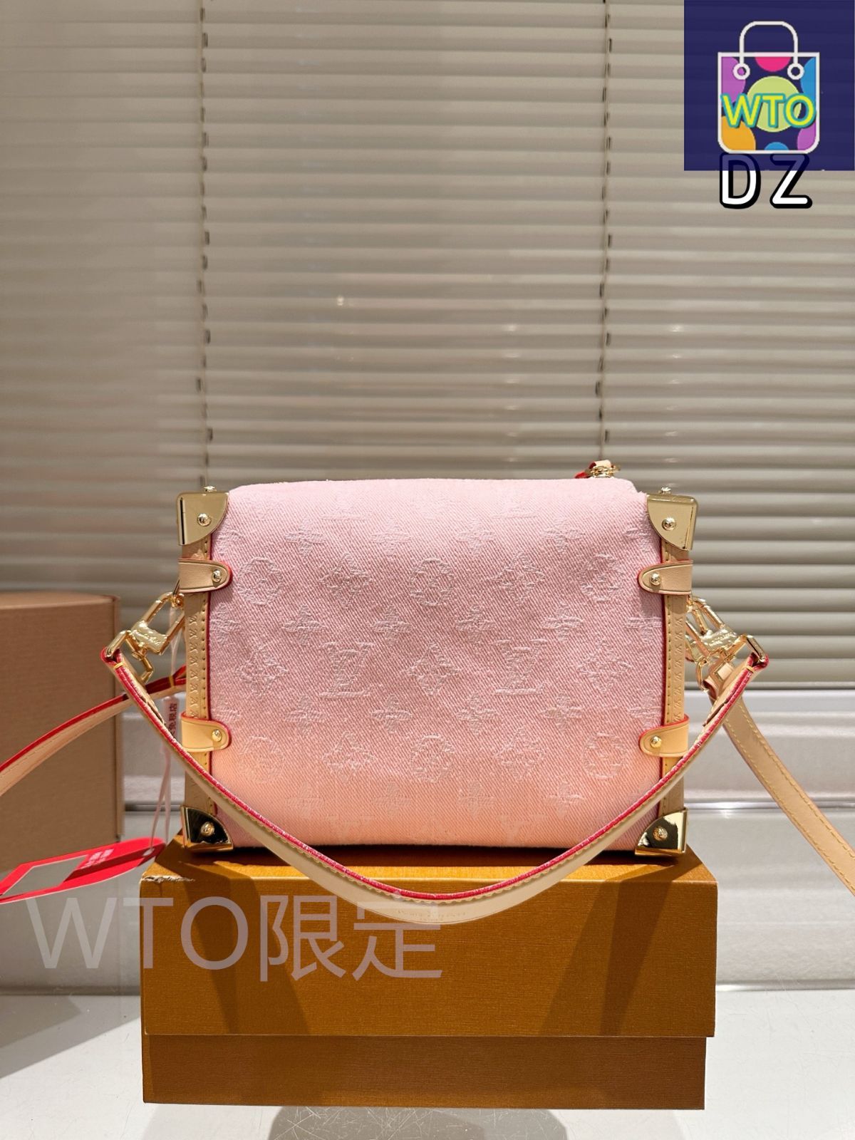 ルイヴィトン　ヴィンテージバック 今日特価】LV Side Trunk Box Bag ルイ・ヴィトン サイド