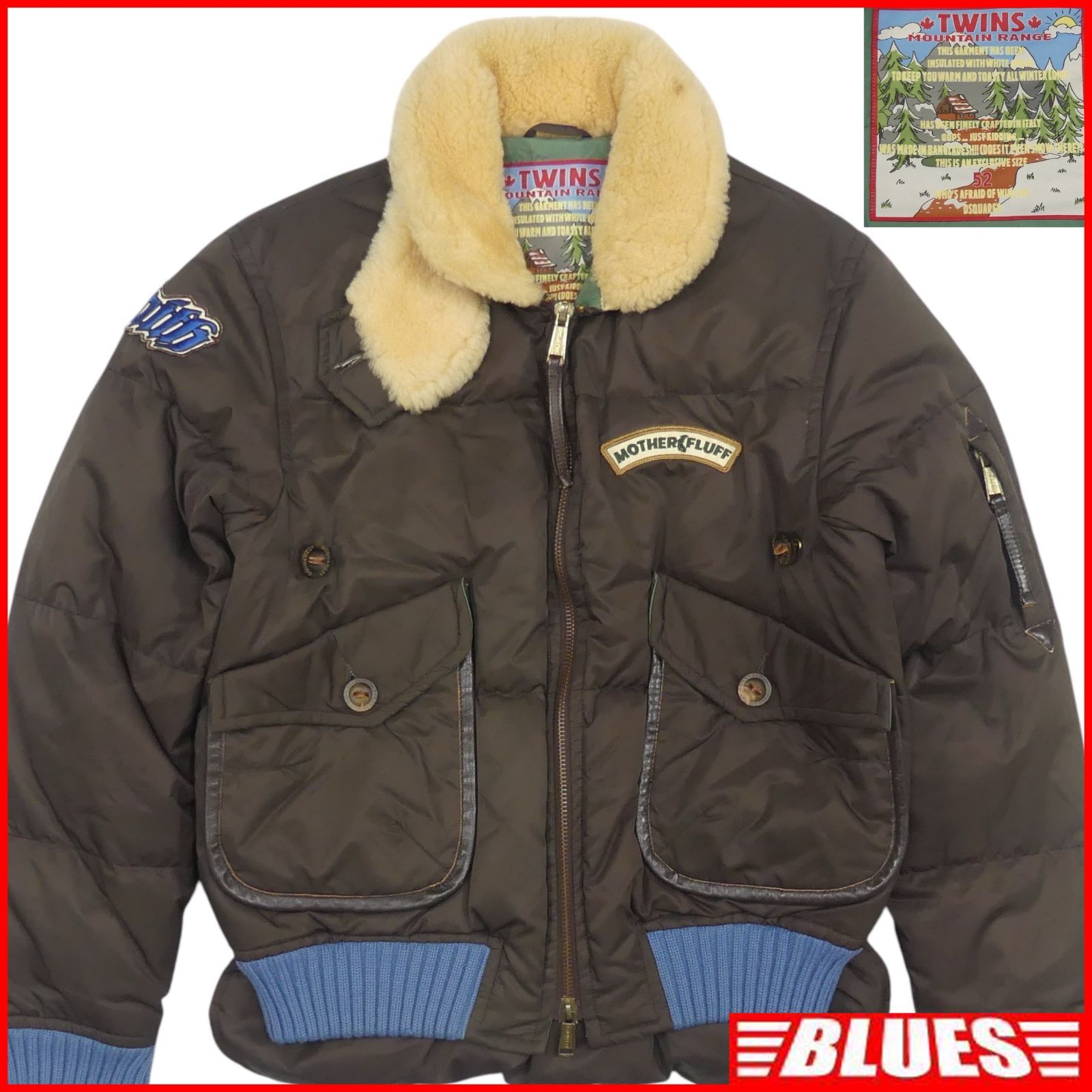 DSQUARED ダウンジャケット フライトジャケット XL ミリタリー 52 DSQUARED ダウンジャケット フライトジャケット XL ミリタリー 52 D