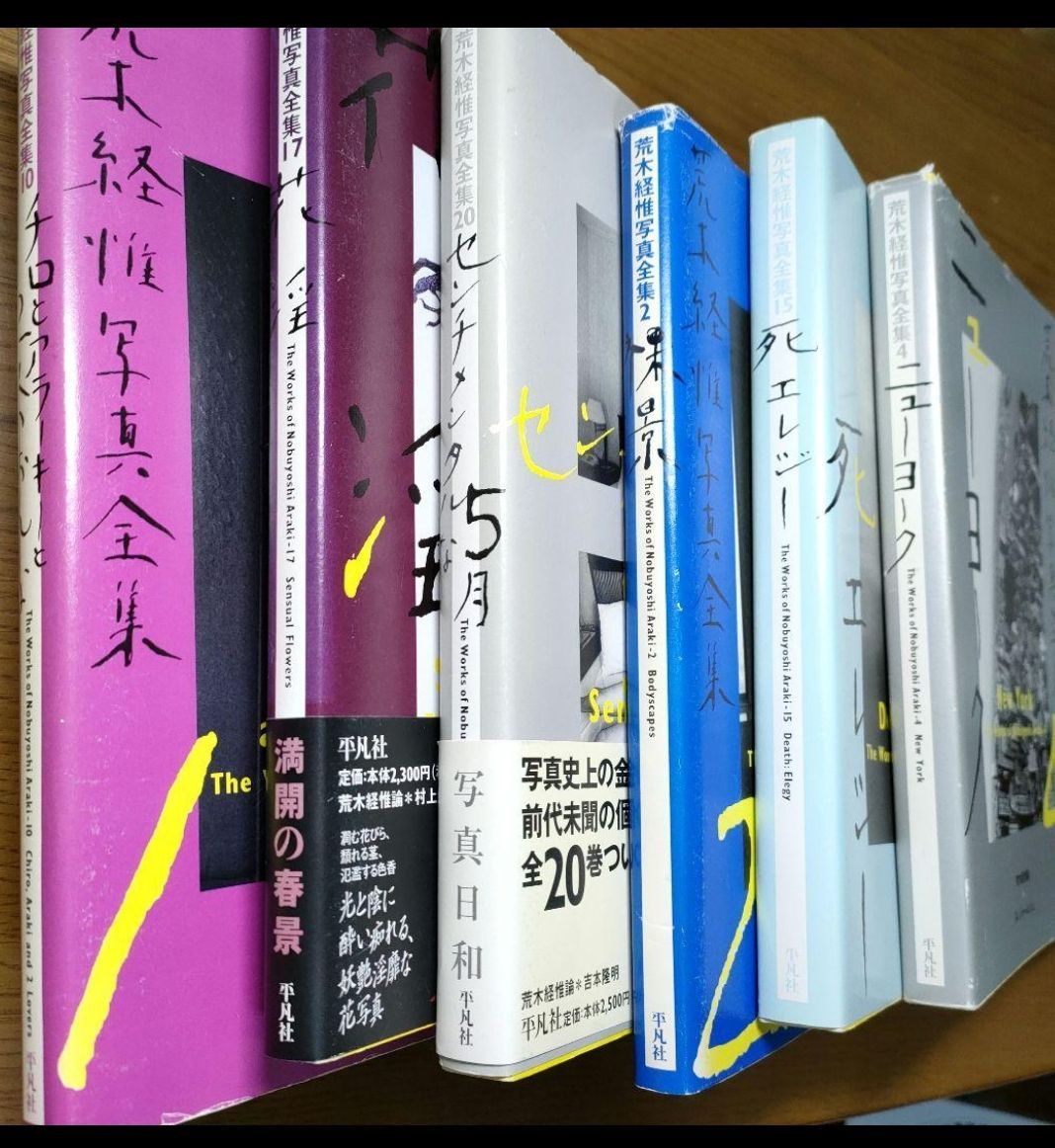 メール便送料無料対応可 荒木経惟 写真 全集 2.4.10.15.17.20 6冊