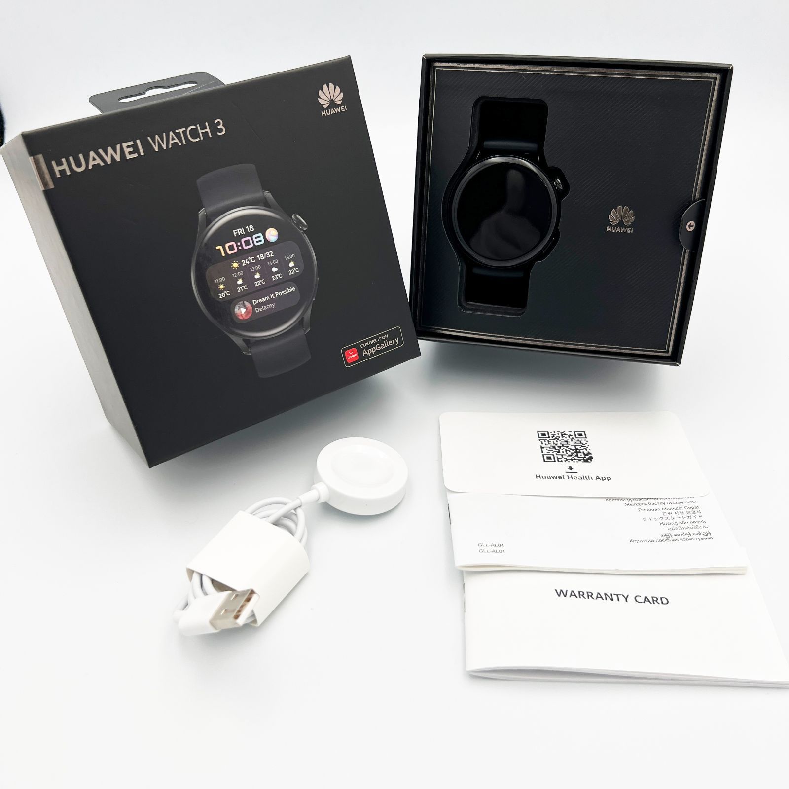 HUAWEI ファーウェイ HUAWEI WATCH 3 スポーツモデル GLL-AL04 ブラック スマートウォッチ USTAUSTRALIA_COM_AU
