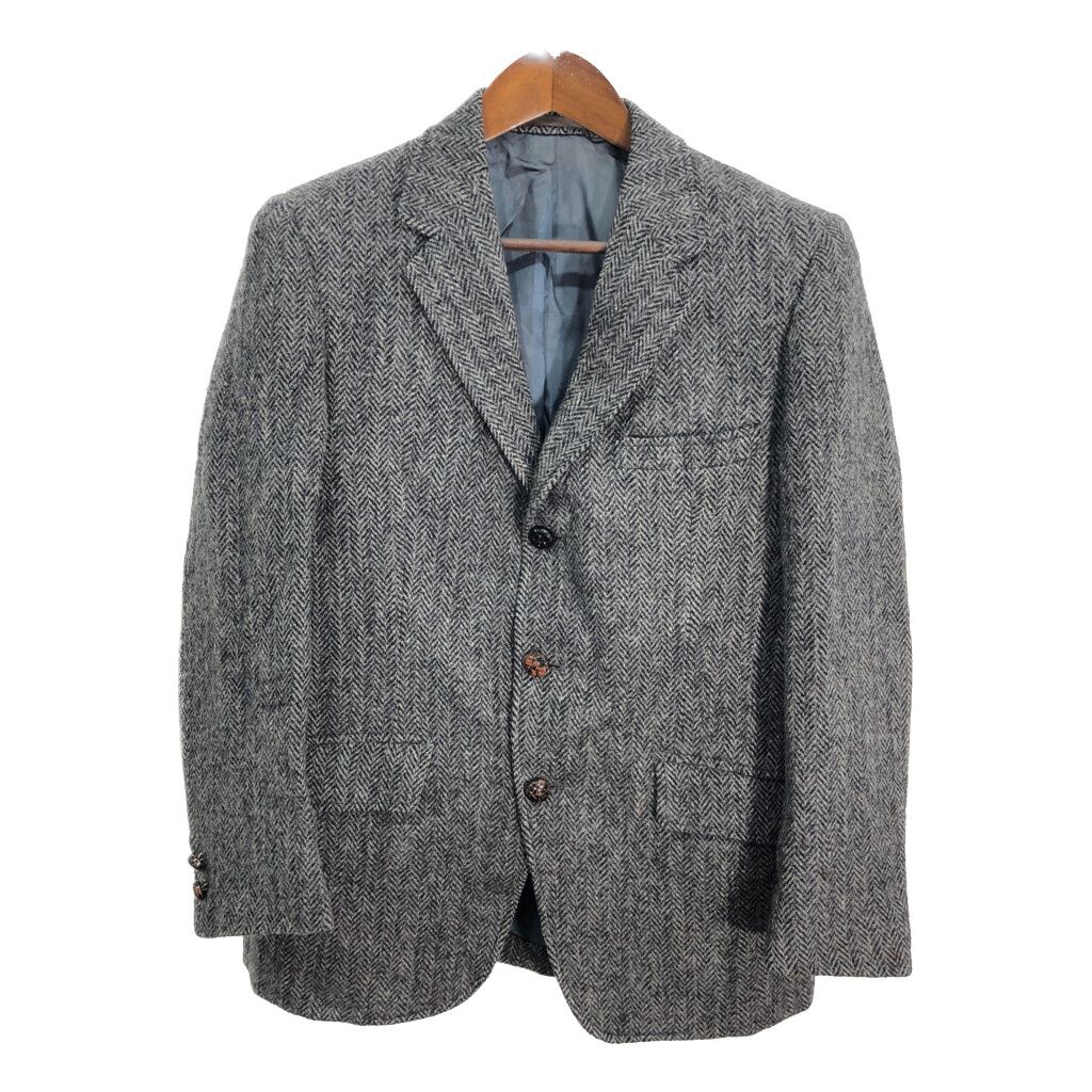 60年代 Harris Tweed ハリスツイード ウール テーラードジャケット