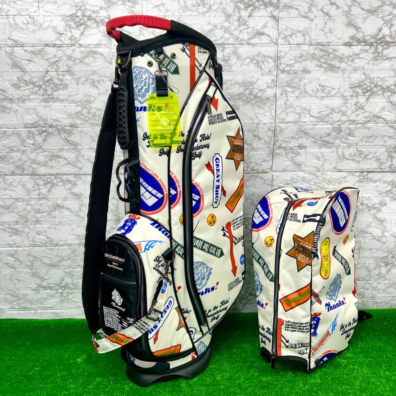 DECEMBERMAY☆デッセンバメイ美品未使用品✨サイズＭ！人気で完売品です♪ DECEMBERMAY ディセンバーメイ ゴルフ メンズ レディース カート