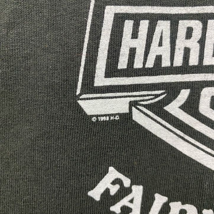 【古着】HARLEY-DAVIDSON 90s ノースリーブ ポケット L 古着】HARLEY-DAVIDSON 90s ノースリーブ ポケット L