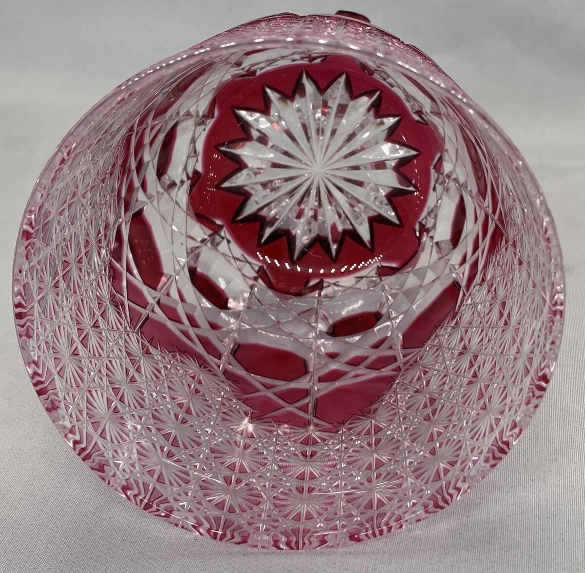 江戸切子 黒川昭男作 ロックグラス