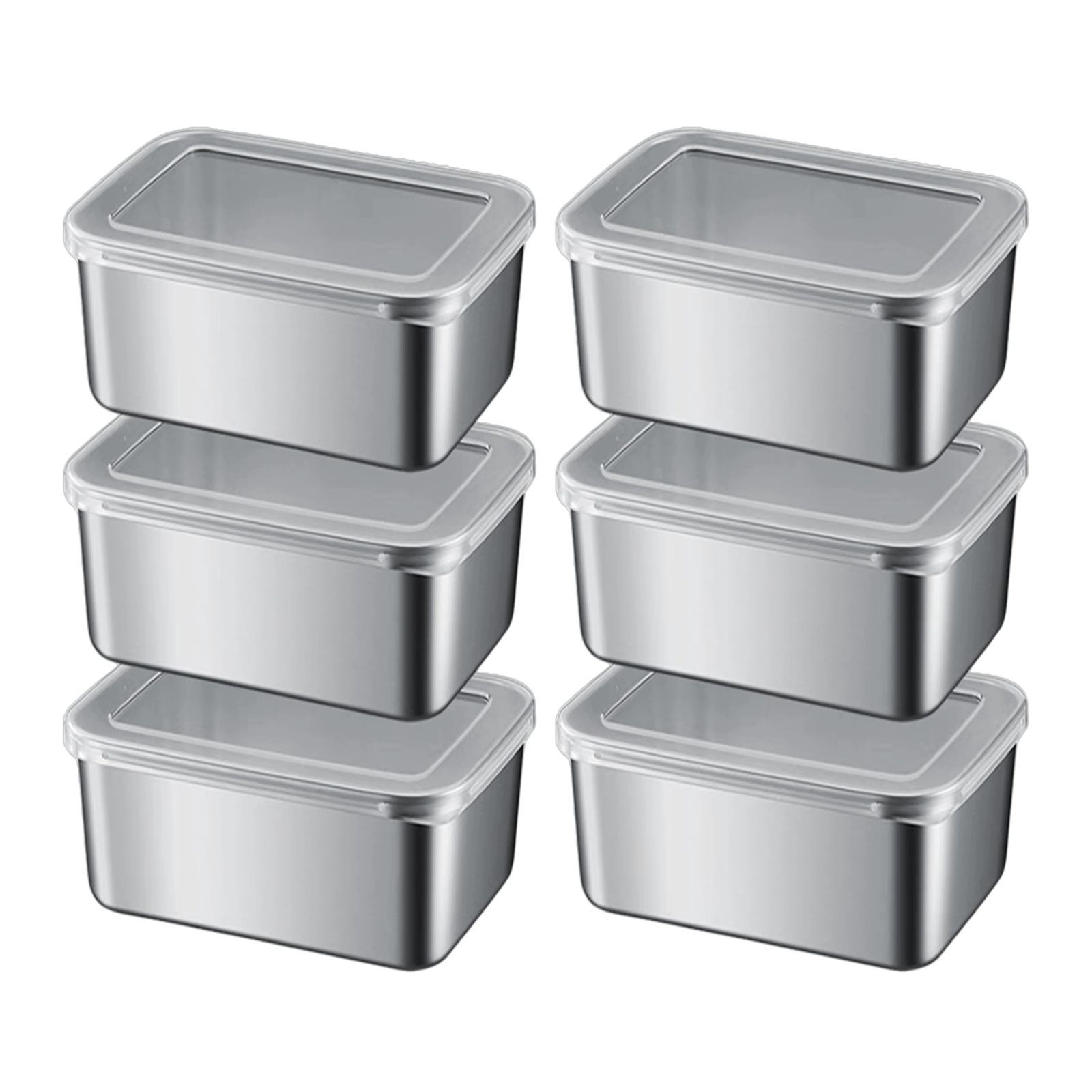 調理器具 6点セット 冷蔵庫対応 キッチン用食品保存容器 600ml 深型