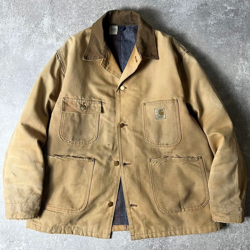 雰囲気系 70s Carhartt ブランケット ライナー ダック カバーオール