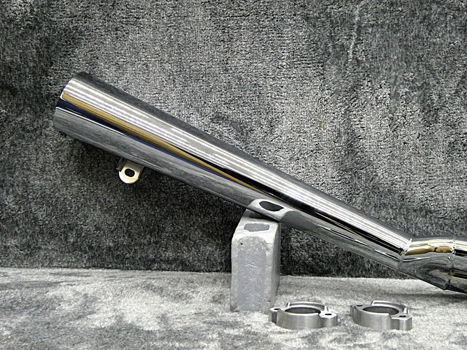 GS400 マフラー 豪 クロス メガホン メッキ / GSX400E ザリ