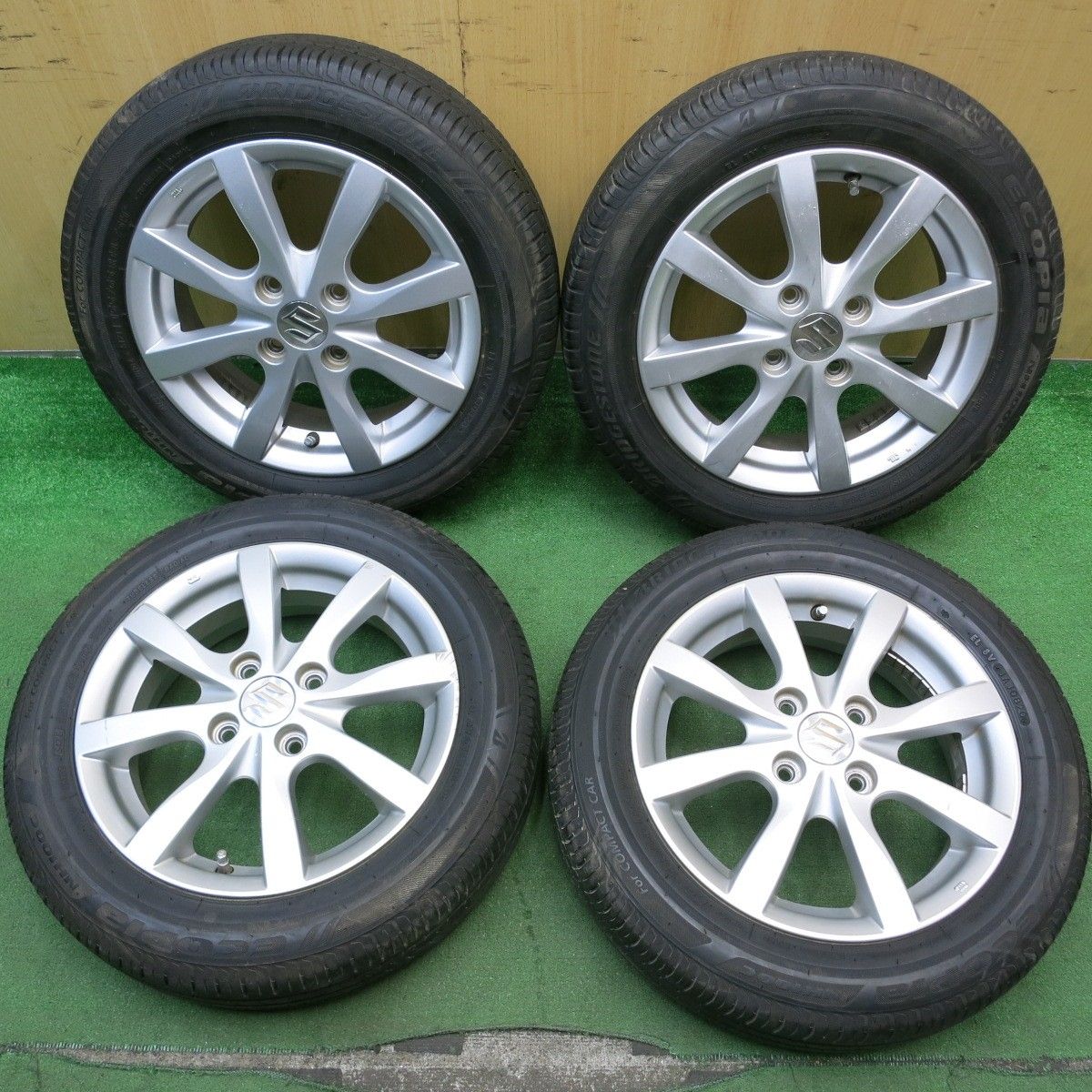 4本価格☆スズキ ワゴンR 純正 155/65R14 ブリヂストン エコピア 