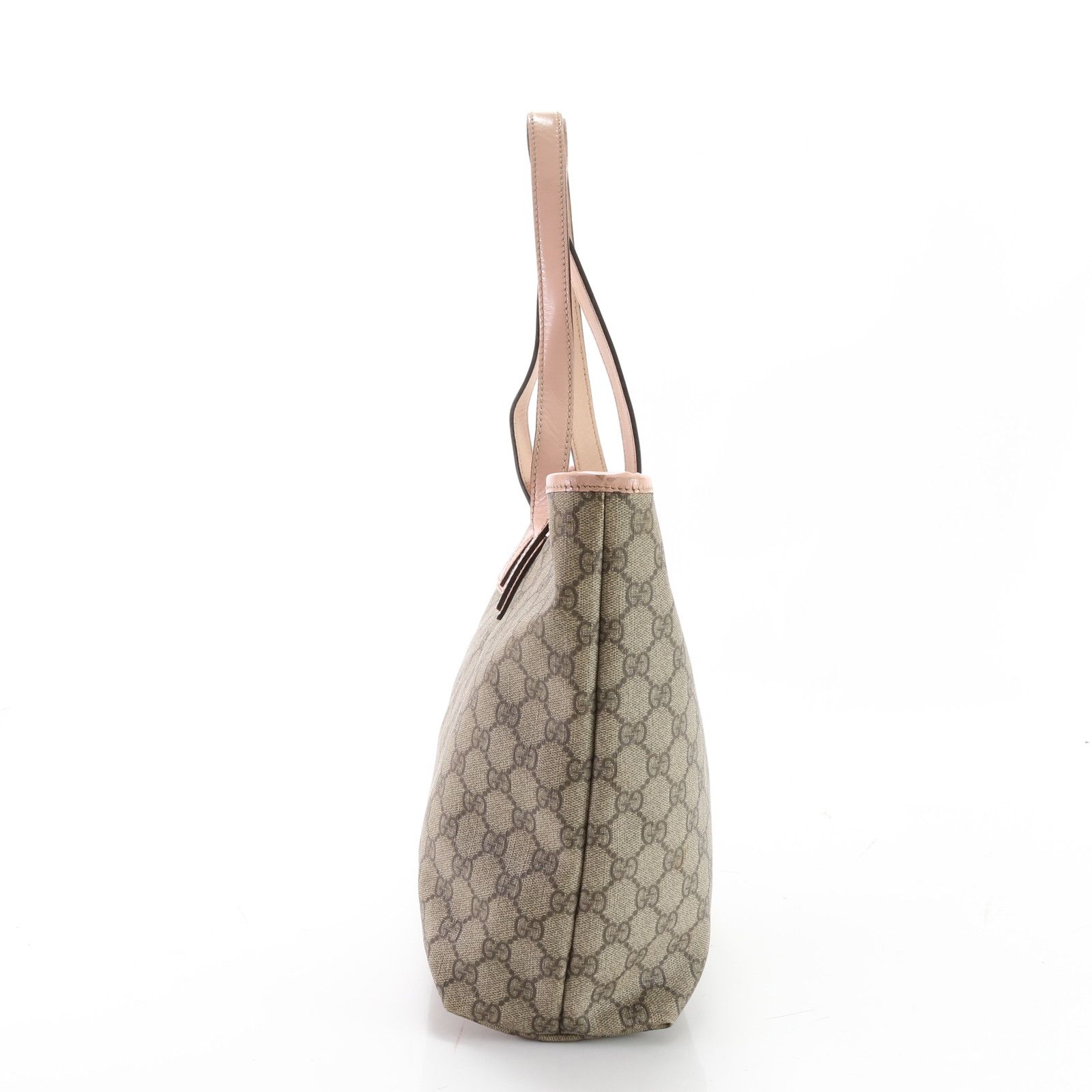 【美品】GUCCI ショルダーバッグ GGスプリーム × レザー 大容量 GUCCI グッチ GGスプリーム ショルダーバッグ GGスプリーム