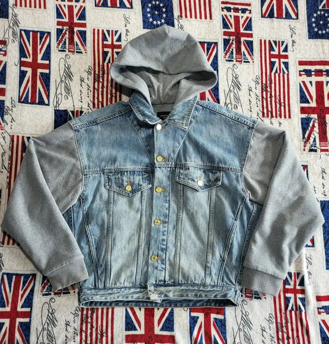 FEAR OF GOD フィアオブゴッド デニム フード ジャケット M