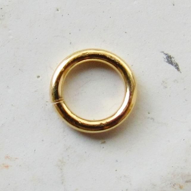 新品 K18 18K マルカン 丸カン まるかん 18KYG ピアス