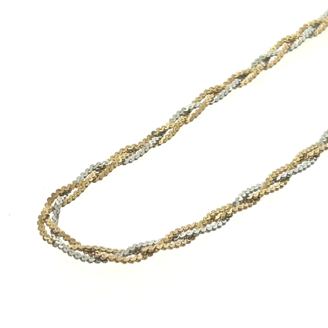 K18 750 Balestra バレステラ デザイン ネックレス チェーン K18 750 Balestra バレステラ デザイン ネックレス チェーン