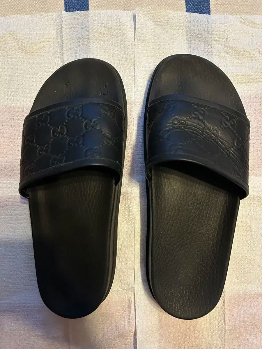 GUCCI グッチ メンズ 黒 スリッパ サイズ 9 280