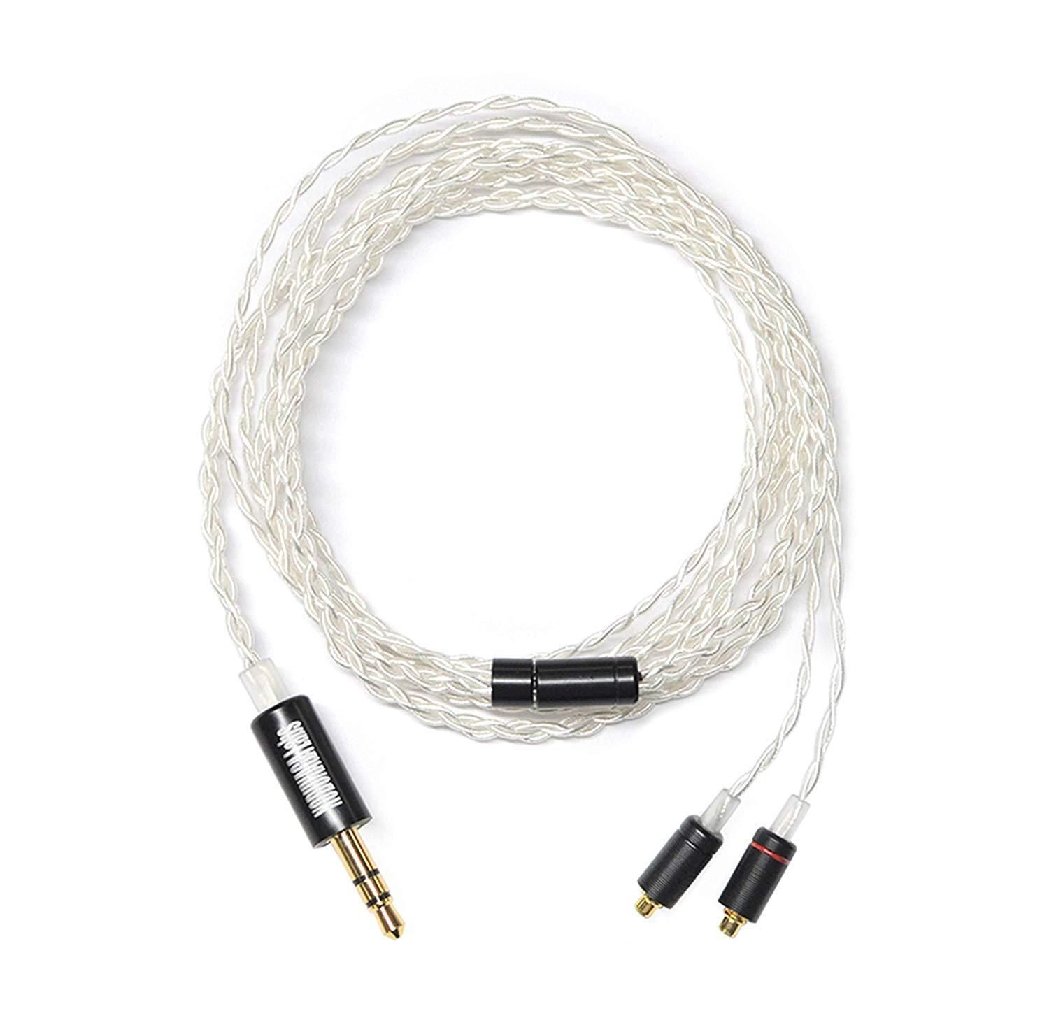 3営業日で発送 Wisetech NOBUNAGA Labs ひじり Hijiri OFC銀メッキケーブル 3.5mmステレオミニ MMCX
