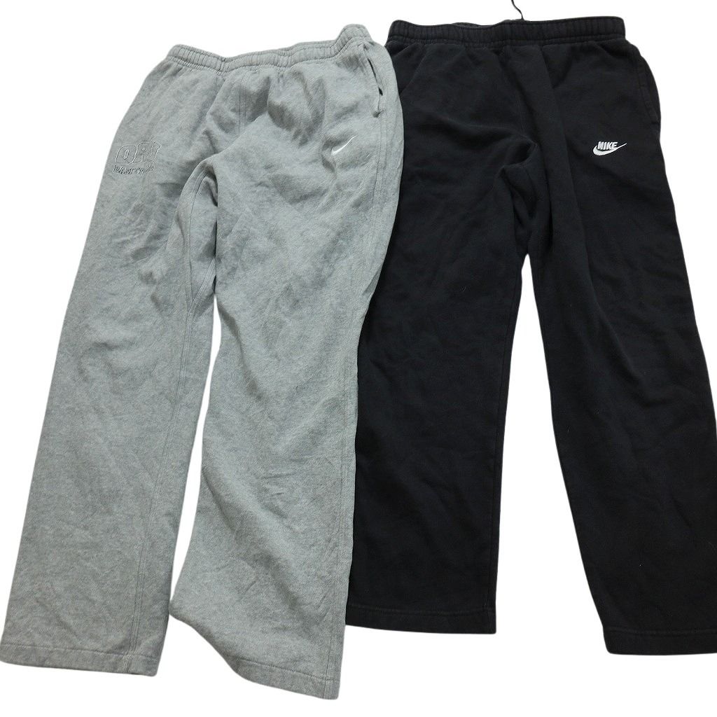 古着卸 まとめ売り ナイキ NIKE スウェット パンツ 8枚セット メンズ Ｌ ジョガーパンツ ワイド スウォッシュ 古着 NC0840