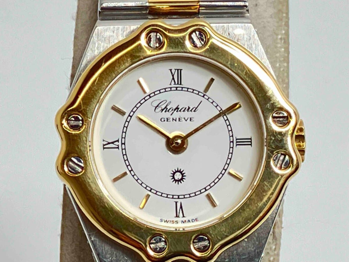 Chopard サンモリッツ 8067 K18×SS コンビ クォーツ レディース