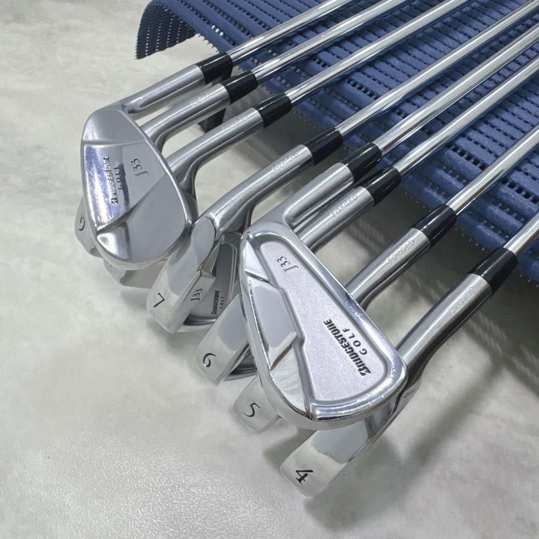 新品グリップ ブリヂストン J33コンボアイアンセット 遠藤製 ライフル5.5S 新品グリップ ブリヂストン J33コンボアイアンセット 遠藤製