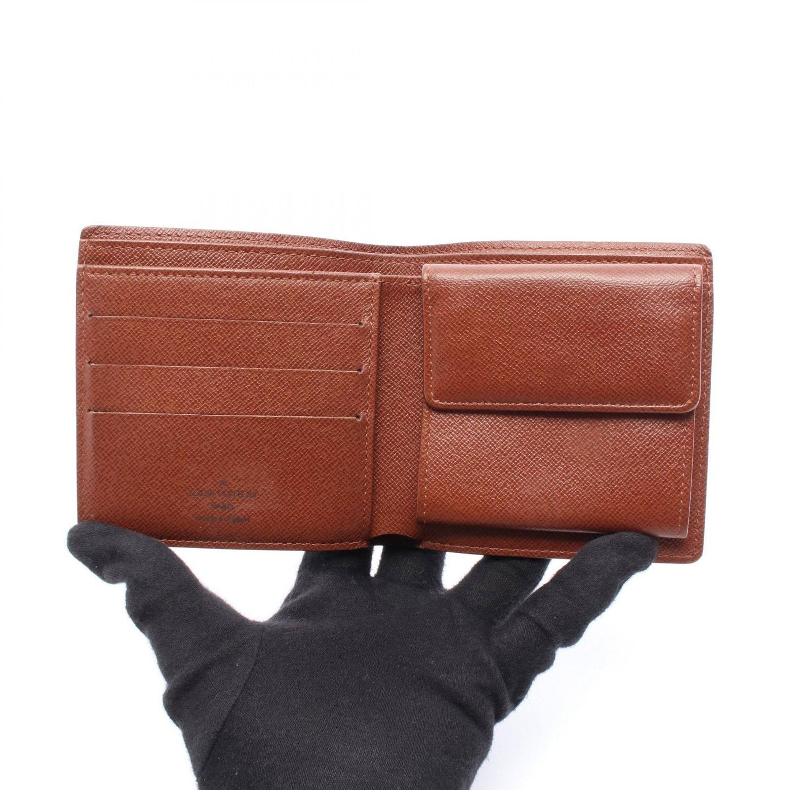 【新品】ルイヴィトン ポルトモネ ビエ カルト クレディ エベヌ 二つ折り財布 ポルト ビエ カルト クレディ モネ ダミエエベヌ 二つ折り財布