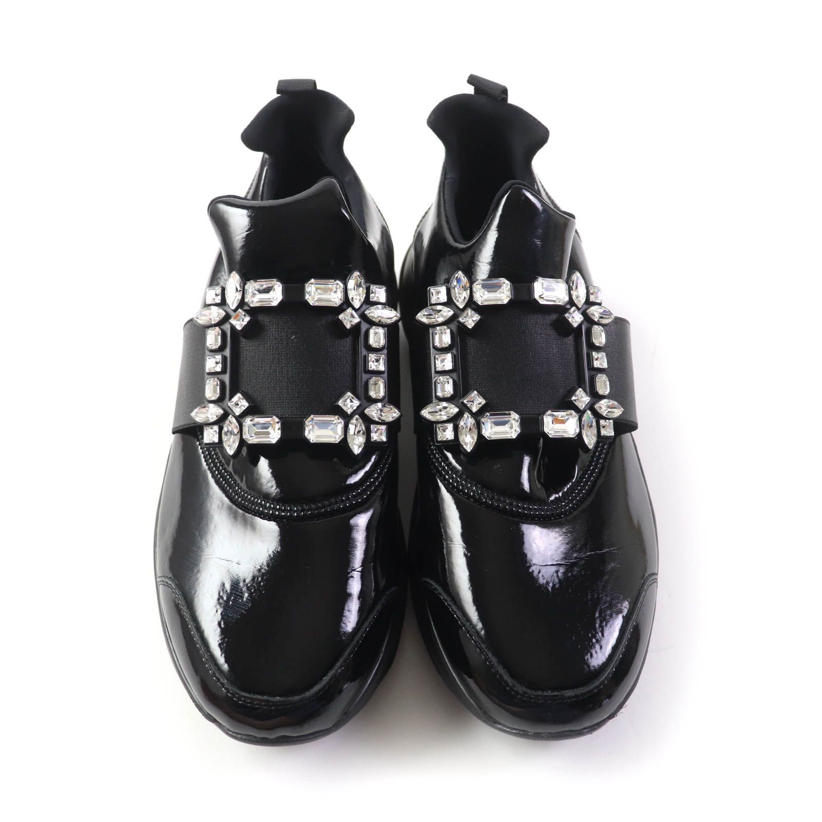 美品☆ROGER VIVIER ロジェ ヴィヴィエ ヴィヴラン ストラスバックル 