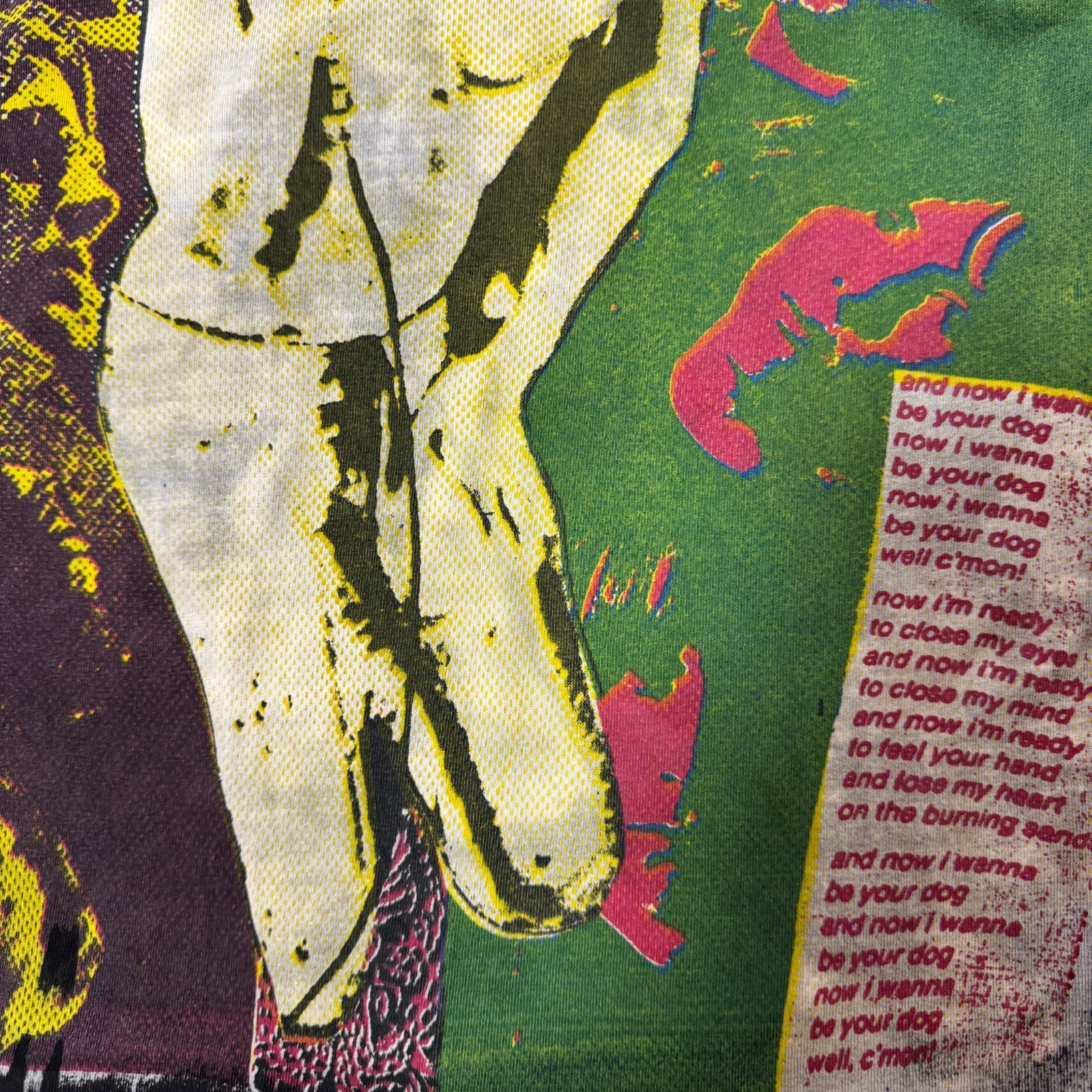90s Mosquitohead The Stooges Iggy Pop Tシャツ Lサイズ All over