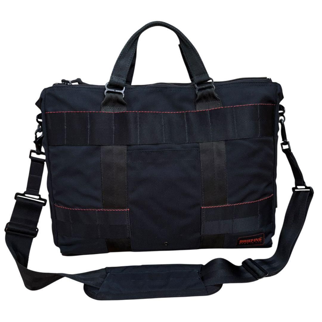 メンズ 美品 USA製 ブリーフィング 2way ビジネスバッグ 黒 BRF007219
