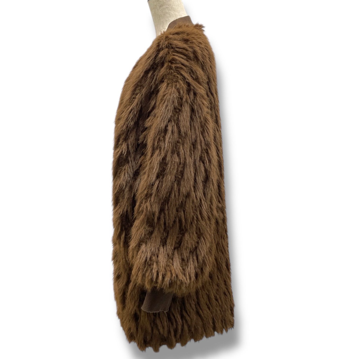 THINK FUR シンクファー Fur×Knit Medium Cardigan ファー ニット