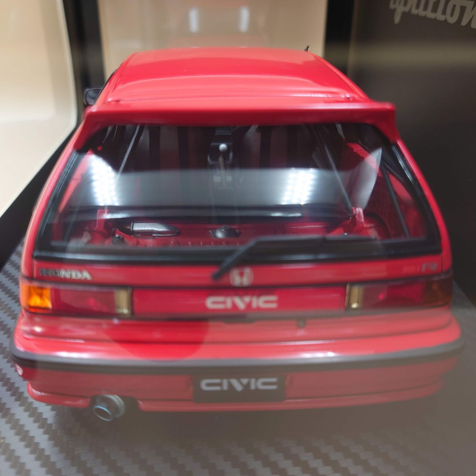 1/18 ホンダ シビック Honda CIVIC (EF9) SiR レッド 1/18 Ignition Model Honda CIVIC (EF9) SiR Red - LIVECARMODEL.com