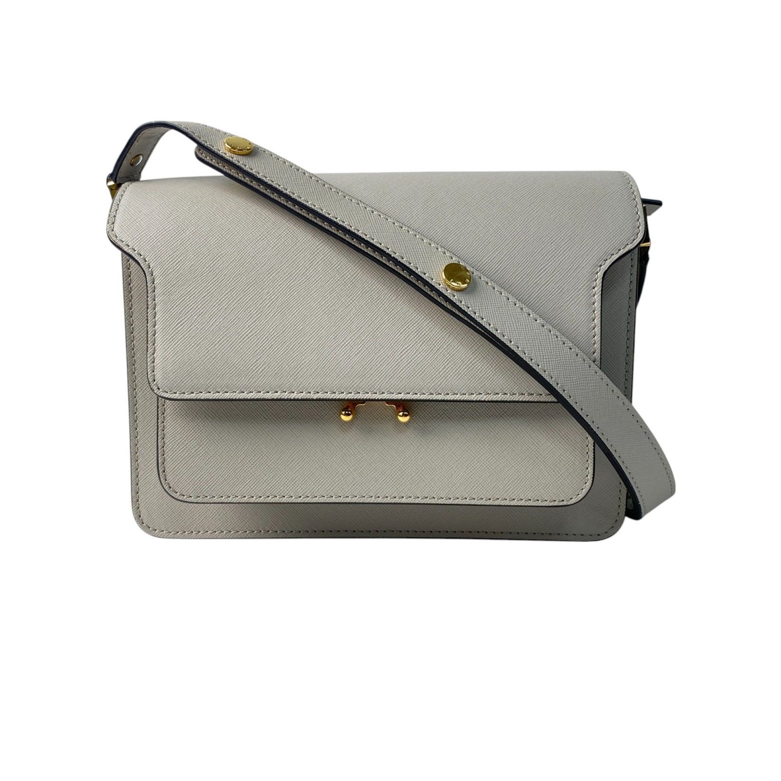 美品 マルニ MARNI レディース トランクミディアム ショルダーバッグ 
